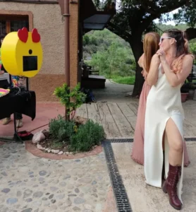 Fotomatón para bodas con fotos impresas al momento