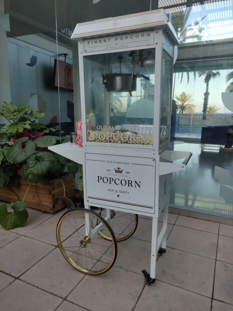 Máquina de palomitas para bodas y eventos